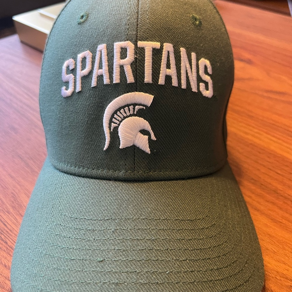 Spartans Green Baseball Cap